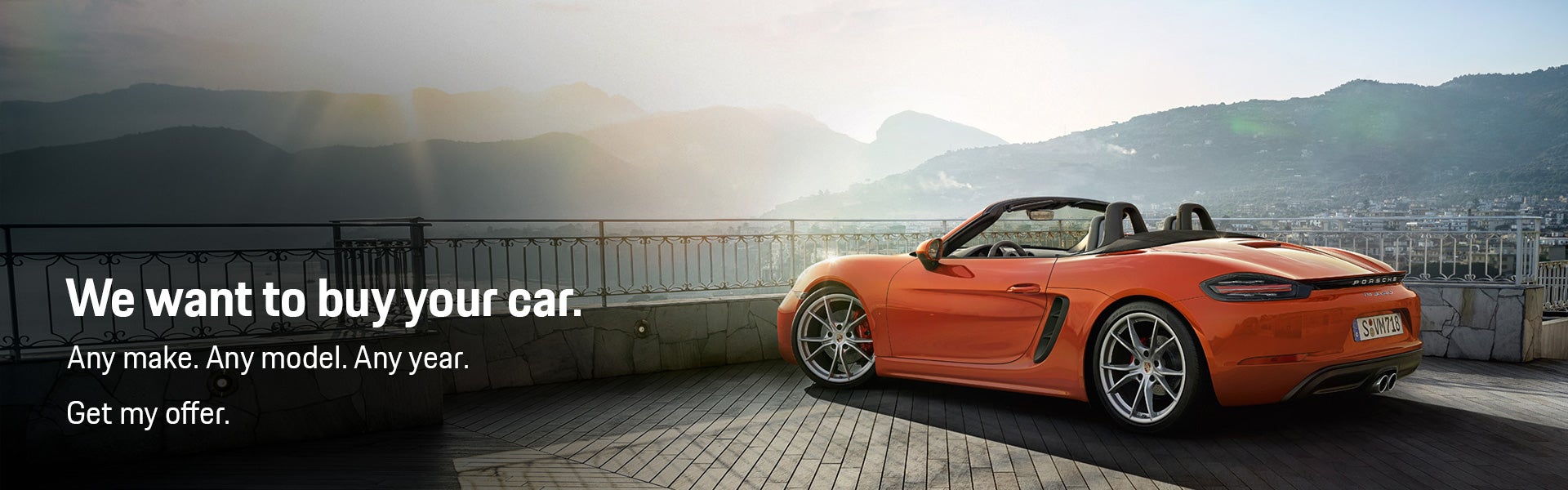 we want to buy your car